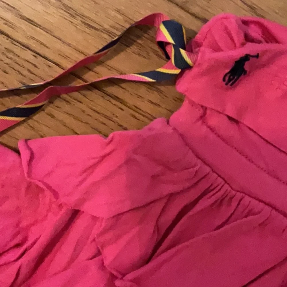 Ralph Lauren Pink Bubble Mini Skirt with Ruffles - Picture 3 of 4